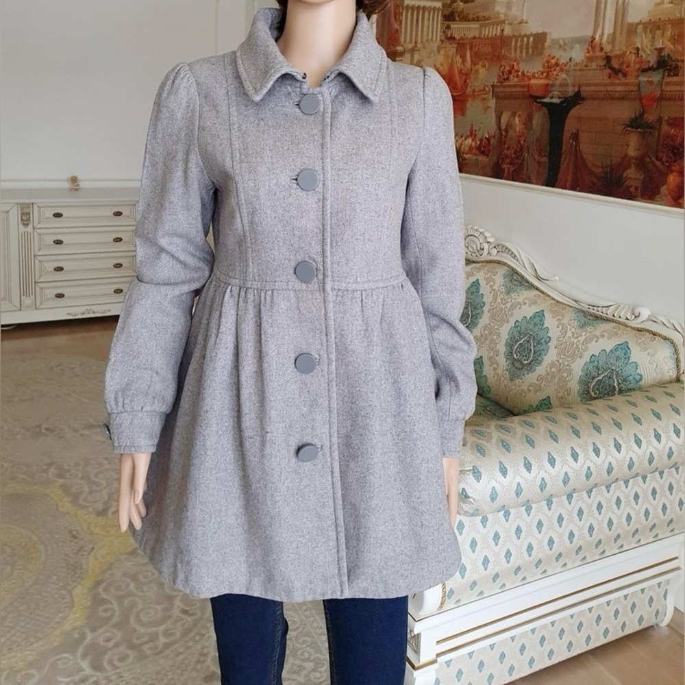 H&M Wool Blend Peacoat